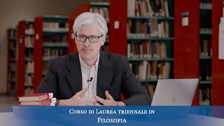 Filosofia  Presentazione del Corso di laurea triennale [upl. by Brey]