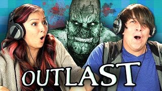 OUTLAST PART 1 Teens React Gaming [upl. by Sihonn724]