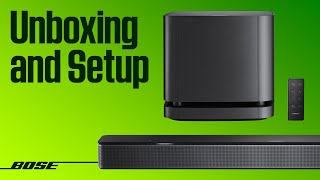 Bose Smart Soundbar System – Unboxing and Setup [upl. by Mab]