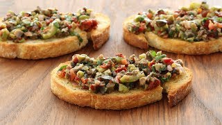 Olive Tapenade Italian Appetizer Recipe [upl. by Roseann]