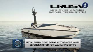 The US Marine Corps future Long Range USV by Metal Shark [upl. by Ynabla]