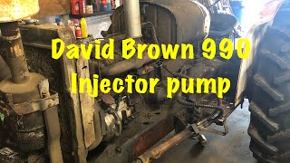 David Brown 990 injector pump [upl. by Christabel]