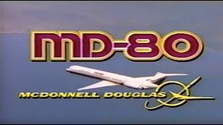 McDonnell Douglas MD80 promotional video 1984 [upl. by Eugenio]