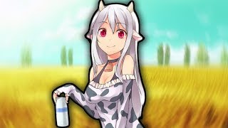 Cow Girl Gets Milked In VRCHAT [upl. by Burleigh954]