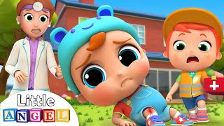 Ouch I Got A Boo Boo  Little Angel Safety Kids Songs with Nursery Rhymes [upl. by Rubel258]