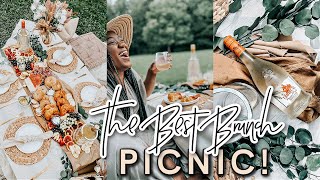 HOW TO THROW A LUXURY PICNIC  Brunch Ideas  Grazing Platter Table  Picnic Decor [upl. by Farman]