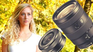 Sony 1655 F28 G Lens vs Sony 1650 Kit Lens [upl. by Aihsenor]