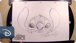 HowTo Draw Stitch  Walt Disney World [upl. by Hallett]