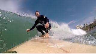 Action surf à la côte des Basques Biarritz [upl. by Avlis]