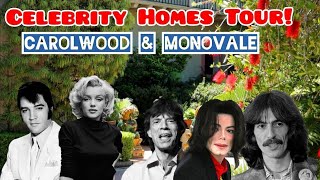 CELEBRITY Homes Tour of HOLMBY HILLS [upl. by Jaclin]