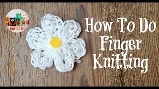 How to do Finger Knitting [upl. by Labinnah28]