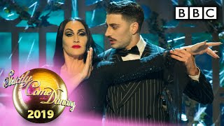 Michelle and Giovanni Foxtrot to the Addams Family theme  Halloween  BBC Strictly 2019 [upl. by Berni]