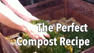 The Perfect Compost Recipe  How to Get Your Compost Heap Cooking [upl. by Haleemak]