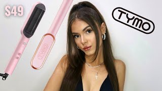 TYMO RING HAIR STRAIGHTENING COMB REVIEW  DOES IT WORK [upl. by Ayra]