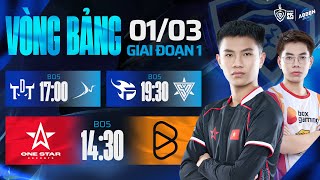 1S vs BOX  TDT vs BSS  FPT vs SPN  GĐ1  ABBEN ENERGY ĐTDV MÙA XUÂN 2025  0103 [upl. by Ion]