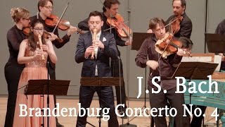 JS Bach Brandenburg Concerto No 4  Cappella Gabetta Maurice Steger Andrés Gabetta [upl. by Blondelle]