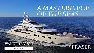 ACE 85M 279 Lurssen Yacht for sale  Superyacht walkthrough [upl. by Sidnala]