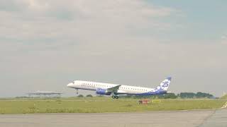 Belavias E195E2 takeoff [upl. by Rosner389]