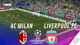 AC Milan vs Liverpool UEFA Champions League 2024 ⚽ eFootball simulation [upl. by Putscher]