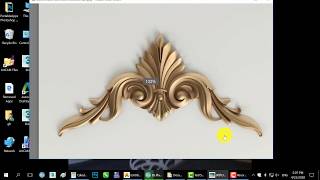 artcam two rail sweep tutorial  تعليم ارت كام 2018 [upl. by Yelrehs742]