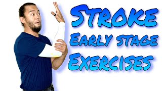 Stroke Exercises For Inital Stages  Occupational Therapy [upl. by Noelle]