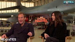 Jude Law Reveals His GF’s Likely Reaction to Marvel Secrets [upl. by Arraeic]