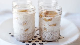 Overnight Steel Cut Oats with Bananas Foster [upl. by Ruscher]