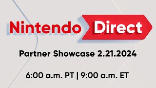 Nintendo Direct Partner Showcase 22124  Live Reaction [upl. by Kcinemod]