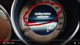 auxiliary battery malfunction mercedes e class w212 replace  E300E350 [upl. by Fisher342]