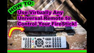 How to Program Any Universal Remote to Work With Amazon FIRE TV Stick [upl. by Nifled]