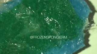 Frozen Sponge Chewing  with Scourer  ASMR  Icysponge [upl. by Lisandra935]