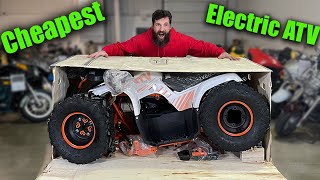 I Bought the Cheapest ELECTRIC ATV on the Internet [upl. by Navlys]