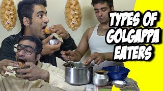 Types of Golgappa Eaters  Anil Lobo [upl. by Esila919]