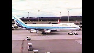 Flughafen Zürich 1993 CheckIn Zuschauerterrasse Abflug [upl. by Friedberg868]