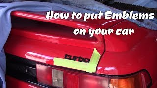 How to put Emblems on your car [upl. by Marinna]