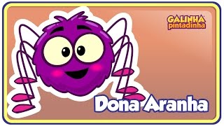 Dona Aranha  Galinha Pintadinha 3  OFICIAL [upl. by Aillemac]