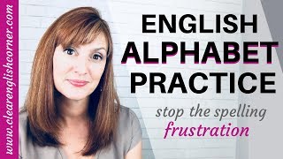 How to Say English Letters American English Alphabet Pronunciation [upl. by Jamel612]