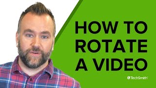 Rotate a Video Quick amp Easy [upl. by Volnak]