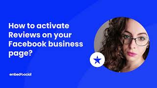 How To Turn On Facebook Reviews [upl. by Yeloc]