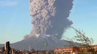 5 Monster Volcano Eruptions Caught On Camera [upl. by Artemahs]