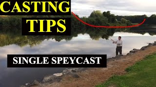 Traditional Single Spey cast Technique for Instruction [upl. by Crowe788]