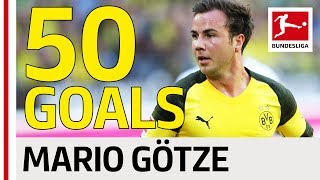 Mario Götze  All 50 Bundesliga Goals [upl. by Anwadal]