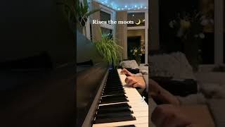 Rises the moon piano [upl. by Konyn939]