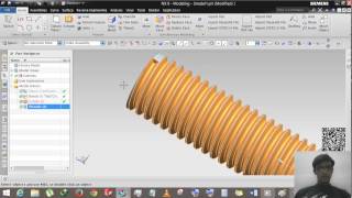 Siemens NX  Detailed Thread in NX9 [upl. by Odlanyar]