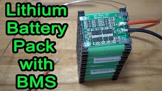 How to build an 18650 Lithium Battery Pack with BMS [upl. by Harak]