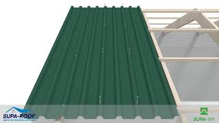 How to install SupaIBR roof covering [upl. by Enirehtac]