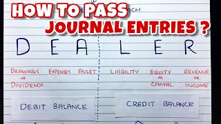 How to Make Journal Entries by Saheb Academy  Class 11  BCOM  CA Foundation [upl. by Gascony669]