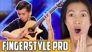 Marcin Patrzalek  Epic Guitar Mashup Reaction  Fingerstyle Extreme On Americas Got Talent AGT [upl. by Darci]