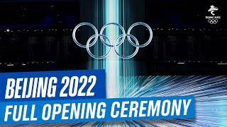 Beijing2022 Opening Ceremony  Full Replay [upl. by Ijar529]