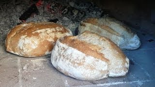 COMO HACER PAN EN HORNO DE LEÑA  Pan Casero  Josean MG [upl. by Barr468]